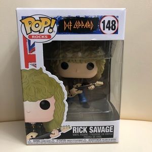 New FUNKO POP Rocks Def Leppard 148 Rick Savage